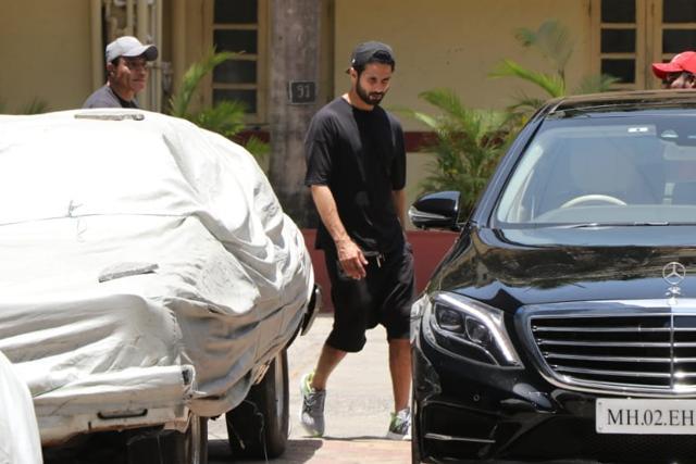 Shahid Kapoor at a gym. (Varinder Chawla)
