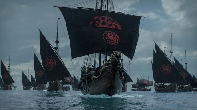 The fleet of Daenerys Targaryen. The fleet of Daenerys Targaryen.