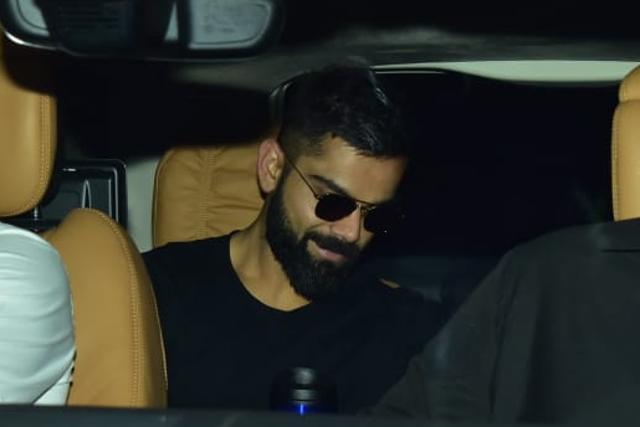 Virat Kohli at Mumbai airport. (Varinder Chawla) Virat Kohli at Mumbai airport. (Varinder Chawla)