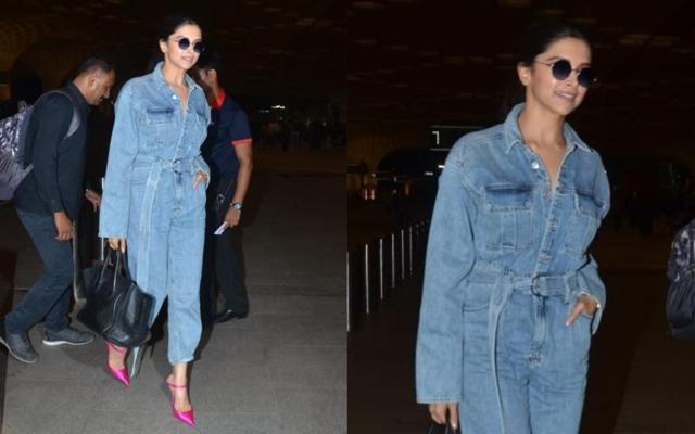 Deepika Padukone spotted at Mumbai airport. ( Varinder Chawla ) Deepika Padukone spotted at Mumbai airport. ( Varinder Chawla )