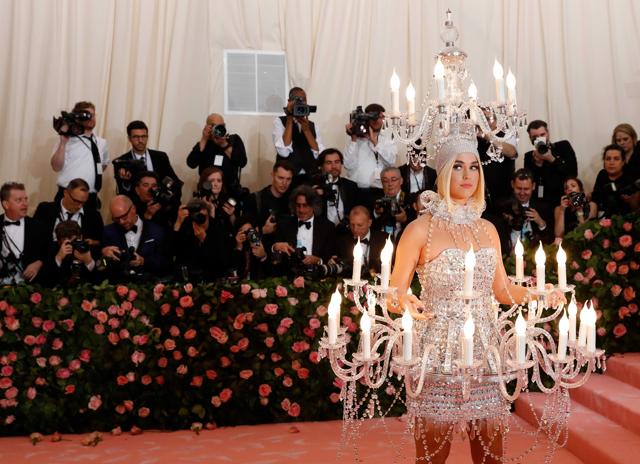 Katy Perry at Metropolitan Museum of Art Costume Institute Gala. (REUTERS) Katy Perry at Metropolitan Museum of Art Costume Institute Gala. (REUTERS)