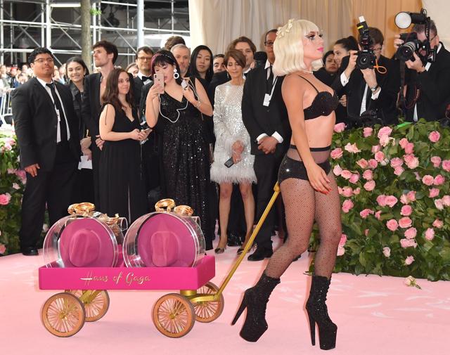 Lady Gaga strips to her underwear, Jared Leto brings his severed head to Met  Gala. See pics of their whacky costumes