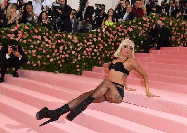Singer/actress Lady Gaga arrives for the 2019 Met Gala. (AFP) Singer/actress Lady Gaga arrives for the 2019 Met Gala. (AFP)