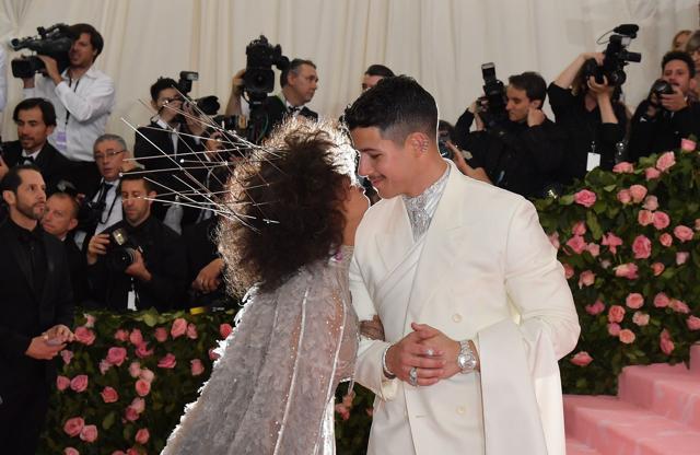 Indian actor Priyanka Chopra and US singer Nick Jonas arrive for the 2019 Met Gala at the Metropolitan Museum of Art on May 6, 2019, in New York. (AFP) Indian actor Priyanka Chopra and US singer Nick Jonas arrive for the 2019 Met Gala at the Metropolitan Museum of Art on May 6, 2019, in New York. (AFP)