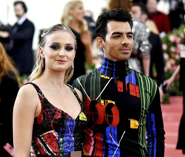 Sophie Turner, left, and Joe Jonas attend The Metropolitan Museum of Art's Costume Institute benefit gala. (Charles Sykes/Invision/AP) Sophie Turner, left, and Joe Jonas attend The Metropolitan Museum of Art's Costume Institute benefit gala. (Charles Sykes/Invision/AP)