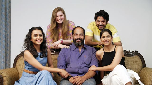 L-R: Parna Pethe, Vidhi Kasliwal, Mohit Taklakar, Lalit Prabhakar and Sai Tamhankar