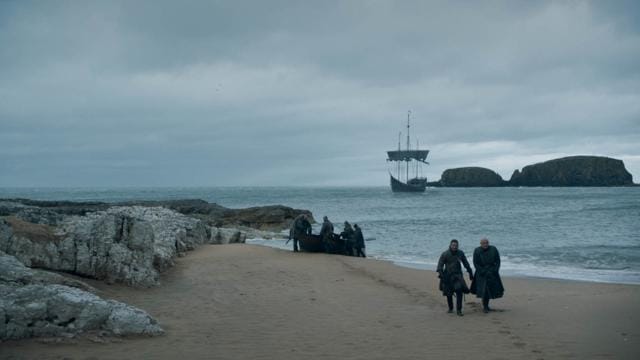 Jon Snow and Varys at Dragonstone? (Courtesy of HBO) Jon Snow and Varys at Dragonstone? (Courtesy of HBO)