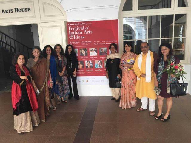 Preeti Dawra (extreme left) with some of the participants.