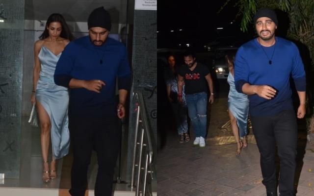 Malaika Arora and Arjun Kapoor with Kareena Kapoor and Saif Ali Khan at a party on Saturday. (Varinder Chawla) Malaika Arora and Arjun Kapoor with Kareena Kapoor and Saif Ali Khan at a party on Saturday. (Varinder Chawla)