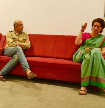 Alex Kuruvilla and Priyanka Gandhi Vadra. (Photo: Senthil Chengalnarayan) Alex Kuruvilla and Priyanka Gandhi Vadra. (Photo: Senthil Chengalnarayan)