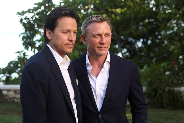 Director Cary Joji Fukunaga and actor Daniel Craig pose for a picture during a photocall for the British spy franchise's 25th film set for release next year, titled Bond 25. (REUTERS) Director Cary Joji Fukunaga and actor Daniel Craig pose for a picture during a photocall for the British spy franchise's 25th film set for release next year, titled Bond 25. (REUTERS)