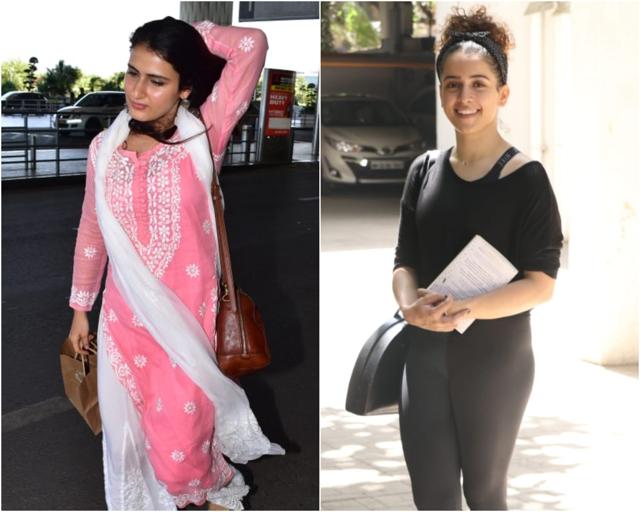 Dangal actors Fatima Sana Shaikh and Sanya Malhotra. (Varinder Chawla) Dangal actors Fatima Sana Shaikh and Sanya Malhotra. (Varinder Chawla)