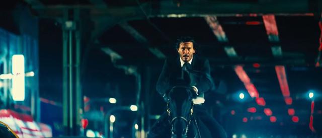 It’s fabulously lean, plot wise - John Wick has a target on his back, and he must fight to have it removed.