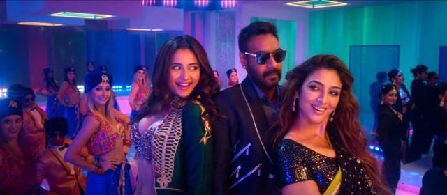 Tabu and Ajay Devgn share a tender chemistry in the film.