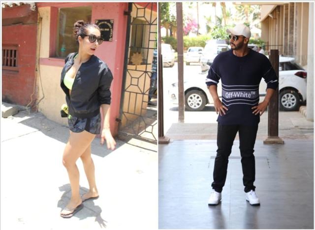 Malaika Arora outside her gym, Arjun Kapoor at India’s Most Wanted promotions. (Varinder Chawla)