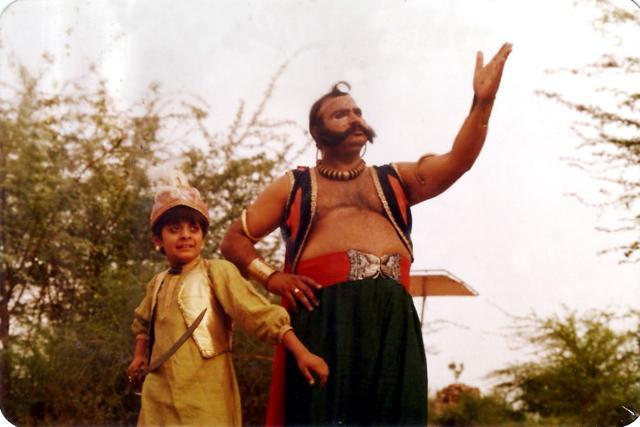 Delhi-based film buff, Manu Bhasin, made a home movie, Aladdin aur Jadui Chirag starring his son, Anmol, as Aladdin. It was shown on Doordarshan in 1993. (Photo: Manu Bhasin) Delhi-based film buff, Manu Bhasin, made a home movie, Aladdin aur Jadui Chirag starring his son, Anmol, as Aladdin. It was shown on Doordarshan in 1993. (Photo: Manu Bhasin)