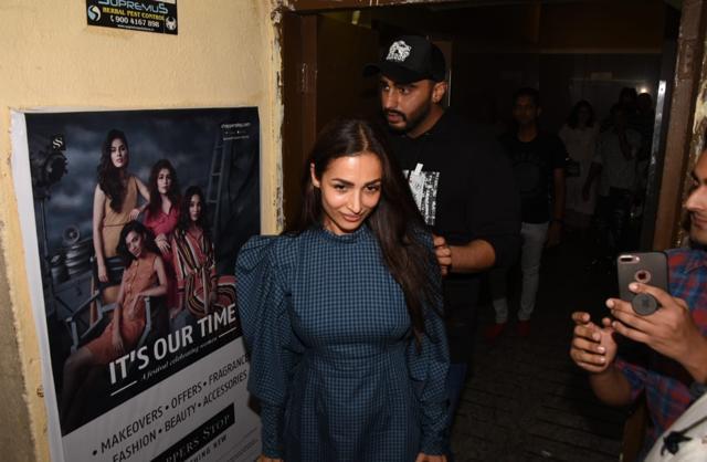 Arjun Kapoor and Malaika Arora at India’s Most Wanted screening in Mumbai. (Varinder Chawla) Arjun Kapoor and Malaika Arora at India’s Most Wanted screening in Mumbai. (Varinder Chawla)