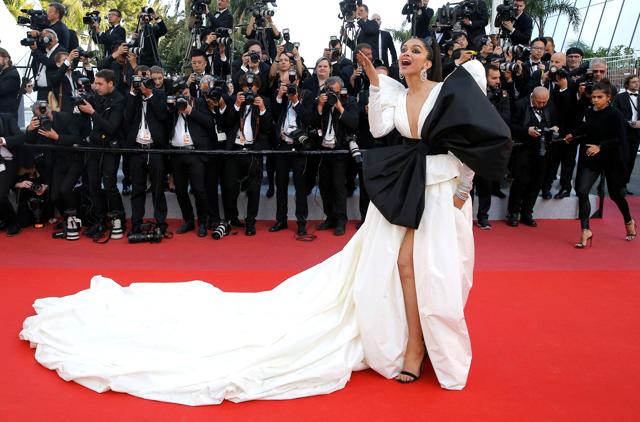 Deepika Padukone at the screening of Rocketman at the Cannes Film Festival. (REUTERS) Deepika Padukone at the screening of Rocketman at the Cannes Film Festival. (REUTERS)