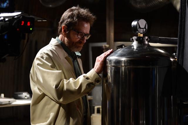 Walter White in a still from the Breaking Bad finale. Walter White in a still from the Breaking Bad finale.
