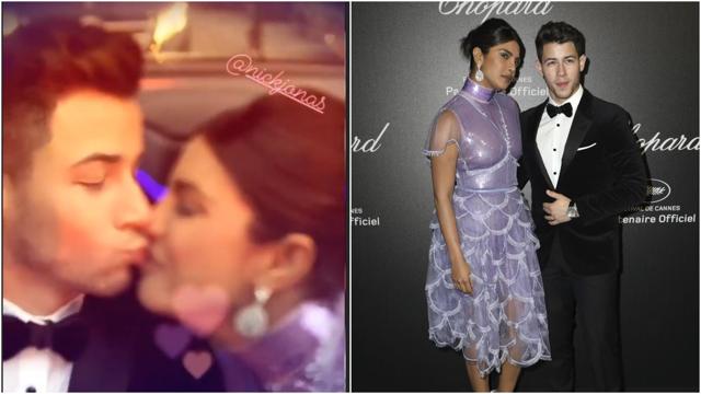 Priyanka Chopra and Nick Jonas have fun at the Chopard party. (Instagram/AP) Priyanka Chopra and Nick Jonas have fun at the Chopard party. (Instagram/AP)