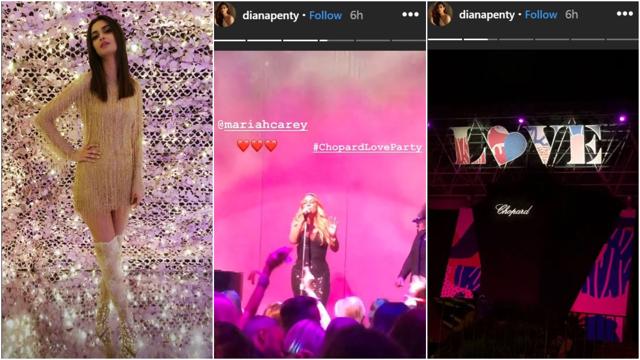 Diana Penty shared pictures and videos from the party on Instagram. Diana Penty shared pictures and videos from the party on Instagram.