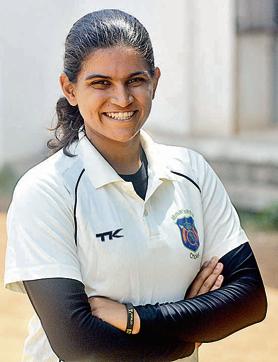 Tejal Hasabnis, of Azam Sports Academy. (Shankar Narayan/HT PHOTO)