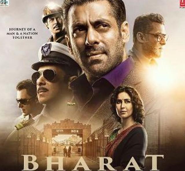 Bharat stars Salman Khan and Katrina Kaif in lead roles.
