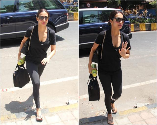 Malaika Arora outside her yoga studio. (Varinder Chawla) Malaika Arora outside her yoga studio. (Varinder Chawla)
