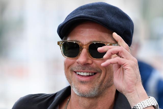 US actor Brad Pitt poses during a photocall for the film Once Upon a Time... in Hollywood at the 72nd edition of the Cannes Film Festival in Cannes. (AFP) US actor Brad Pitt poses during a photocall for the film Once Upon a Time... in Hollywood at the 72nd edition of the Cannes Film Festival in Cannes. (AFP)