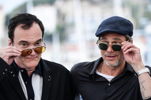 US film director Quentin Tarantino (L) and US actor Brad Pitt pose during a photocall for the film Once Upon a Time... in Hollywood at the 72nd edition of the Cannes Film Festival in Cannes. (AFP) US film director Quentin Tarantino (L) and US actor Brad Pitt pose during a photocall for the film Once Upon a Time... in Hollywood at the 72nd edition of the Cannes Film Festival in Cannes. (AFP)