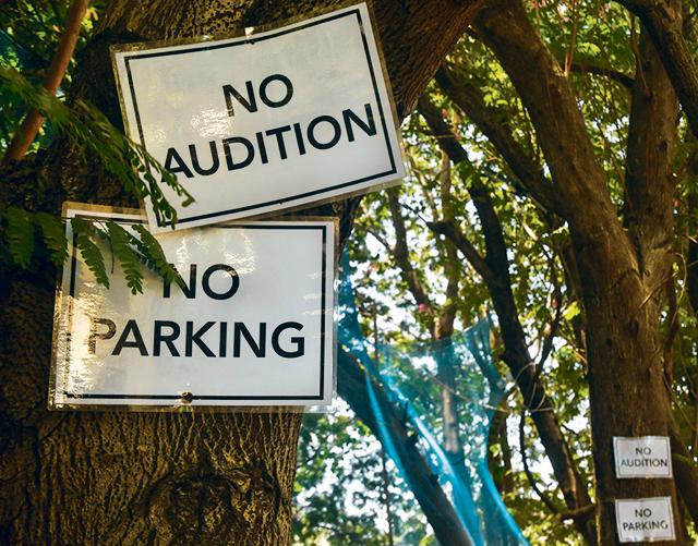 Even the signs that don’t announce auditions, have something to do with the sudden boom. As platforms like Netflix, Amazon Prime and Hotstar become monsters that must be fed, there is growing demand for work that can be done quickly, professionally and at low cost. That’s where Aram Nagar comes in. (Shashi S Kashyap / HT Photo)