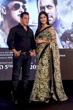 Actors Salman Khan and Katrina Kaif during the song launch of their upcoming film Bharat in Mumbai, on May 17, 2019. (PTI) Actors Salman Khan and Katrina Kaif during the song launch of their upcoming film Bharat in Mumbai, on May 17, 2019. (PTI)