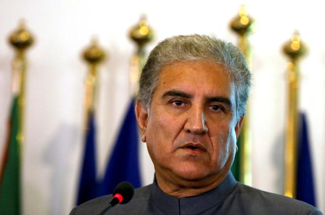 Pakistan's new Foreign Minister Shah Mehmood Qureshi listens during a news conference at the Foreign Ministry in Islamabad, Pakistan. (REUTERS) Pakistan's new Foreign Minister Shah Mehmood Qureshi listens during a news conference at the Foreign Ministry in Islamabad, Pakistan. (REUTERS)