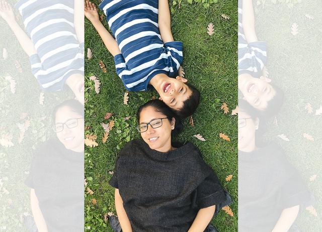 Artist Shilpa Gupta and her eight-year-old son Stavya Artist Shilpa Gupta and her eight-year-old son Stavya