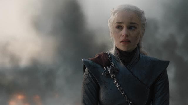This image released by HBO shows Emilia Clarke in a scene from Game of Thrones. (AP)