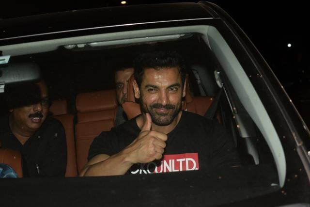 Mumbai: Actor John Abraham at the screening of his upcoming film Romeo Akbar Walter in Mumbai. (IANS) Mumbai: Actor John Abraham at the screening of his upcoming film Romeo Akbar Walter in Mumbai. (IANS)