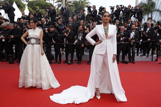 Sonam Kapoor at Cannes, 2019. (REUTERS) Sonam Kapoor at Cannes, 2019. (REUTERS)