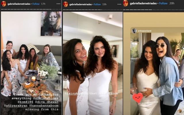 Gabriella Demetriades poses for candid pictures with her friends. (Instagram) Gabriella Demetriades poses for candid pictures with her friends. (Instagram)