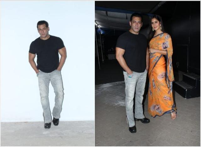 Salman Khan and Katrina Kaif at Bharat promotions. (Varinder Chawla)
