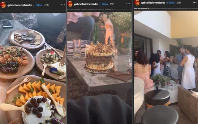 Food served at the party. (Instagram) Food served at the party. (Instagram)