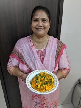 Vidya Shirodkar’s Mango Paneer Chilli dish Vidya Shirodkar’s Mango Paneer Chilli dish
