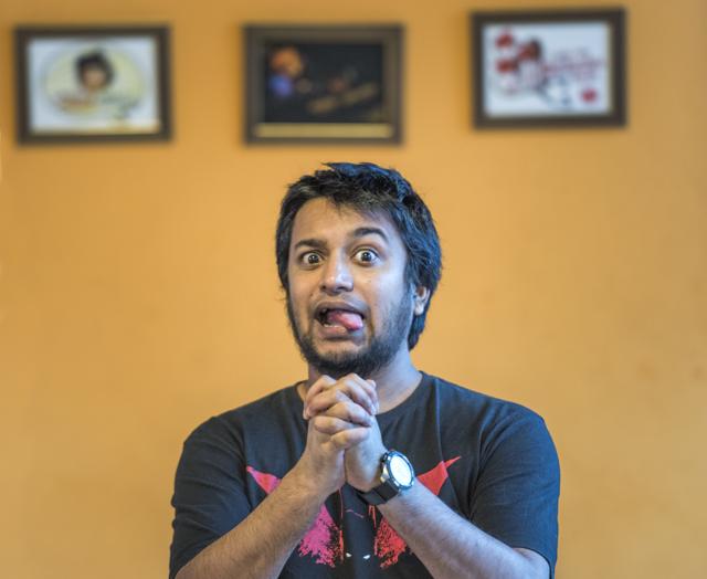 Artiste VJ Jose Covaco has changed course many times in his career (Satish Bate / HT Photo) Artiste VJ Jose Covaco has changed course many times in his career (Satish Bate / HT Photo)