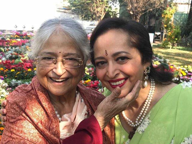 Swati Piramal (right) with her mother Arunika Shah. Swati Piramal (right) with her mother Arunika Shah.