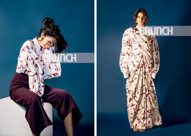(Sari and shirt, Badaam; shoes, H&M; earrings, Bhaavya Bhatnagar ; Sari and shirt, Badaam; shoes, H&M; earrings and trousers, Bhaavya Bhatnagar) (Shivamm Paathak) (Sari and shirt, Badaam; shoes, H&M; earrings, Bhaavya Bhatnagar ; Sari and shirt, Badaam; shoes, H&M; earrings and trousers, Bhaavya Bhatnagar) (Shivamm Paathak)