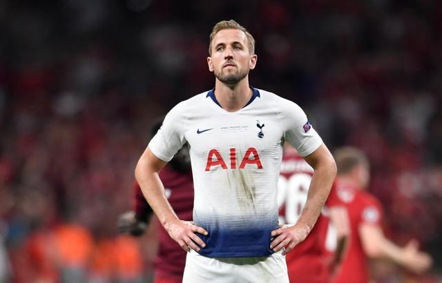 Tottenham's Harry Kane looks dejected after the match. (REUTERS) Tottenham's Harry Kane looks dejected after the match. (REUTERS)