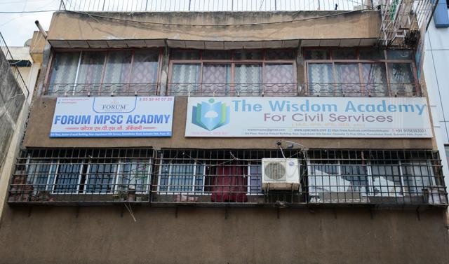 In many coaching classes in Sadashiv peth, there are no proper windows for ventilation. (Milind Saurkar/HT Photo)