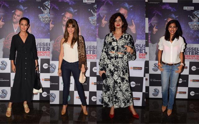 Preeti Jhangiani, Kim Sharma, Kirti Kulhari and Kubbra Sait at the event. (Varinder Chawla) Preeti Jhangiani, Kim Sharma, Kirti Kulhari and Kubbra Sait at the event. (Varinder Chawla)