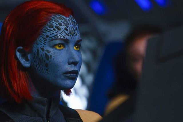 Jennifer Lawrence plays the blue-skinned Raven. She and the rest of the ‘X-Men’ band together, reportedly one last time, to save the planet from an alien Armageddon.