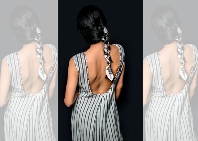 Dress, Amrich; scarf, H&M (Ankit Chawla) Dress, Amrich; scarf, H&M (Ankit Chawla)
