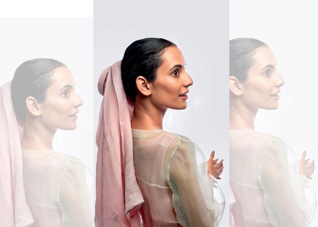Dress and scarf, Eka (Ankit Chawla) Dress and scarf, Eka (Ankit Chawla)